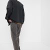 Jeans originali anni ’90 con bottoni in cotone biologico e vestibilità dritta