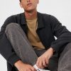 Jeans originali anni ’90 con bottoni in cotone biologico e vestibilità dritta