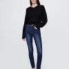Jeans skinny a vita alta