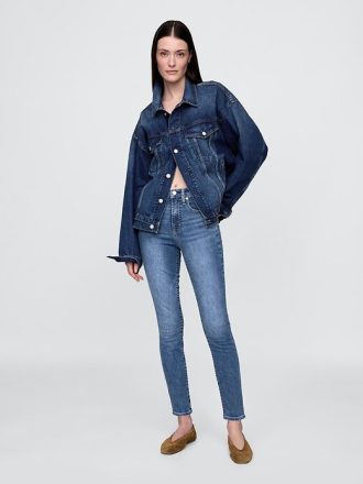 Jeans skinny a vita alta