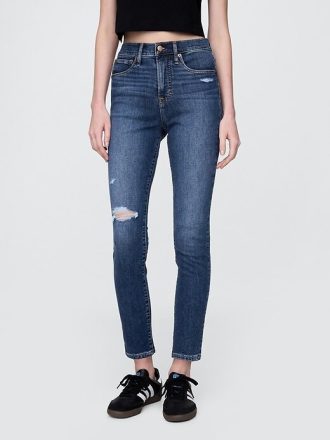 Jeans skinny a vita alta