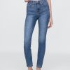 Jeans skinny a vita alta
