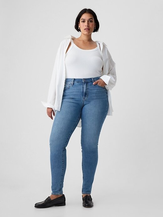 Jeans skinny a vita media Jeans skinny a vita media