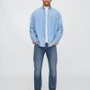 Jeans slim con cimosa Jeans slim con cimosa