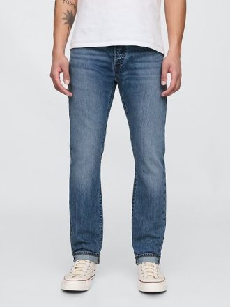 Jeans slim con cimosa
