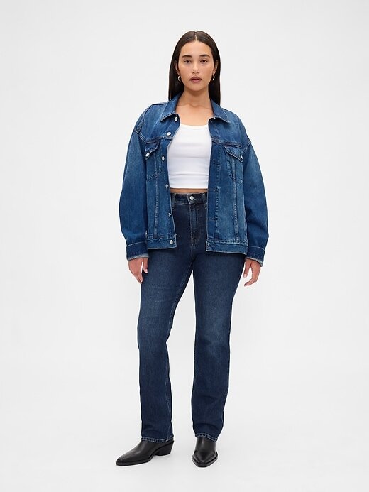 Jeans slim dritti a vita alta anni ’90 Jeans slim dritti a vita alta anni ’90
