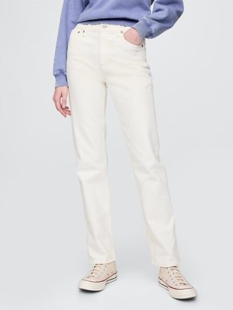 Jeans slim dritti a vita alta anni ’90