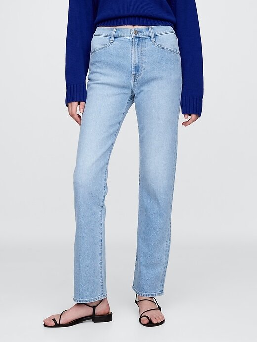 Jeans slim dritti a vita alta anni ’90 Jeans slim dritti a vita alta anni ’90