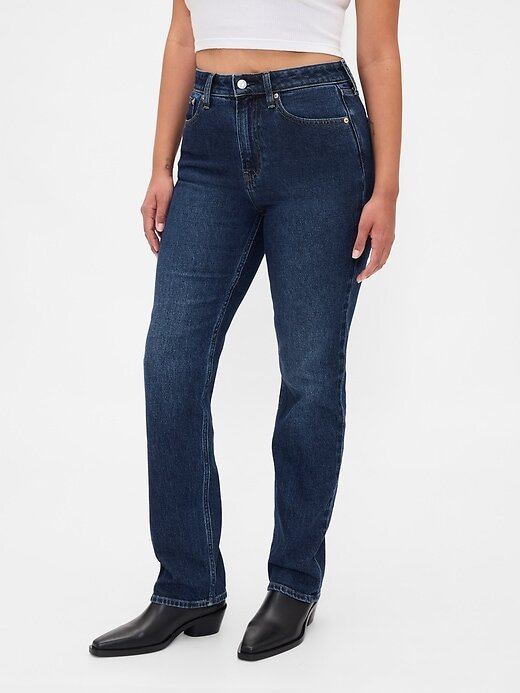 Jeans slim dritti a vita alta anni ’90 Jeans slim dritti a vita alta anni ’90