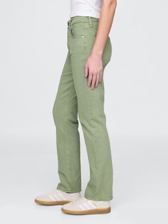 Jeans slim dritti a vita alta anni ’90