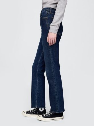 Jeans slim dritti a vita alta anni ’90