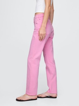 Jeans slim dritti a vita alta anni ’90