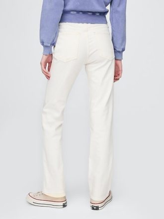 Jeans slim dritti a vita alta anni ’90
