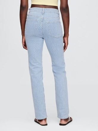 Jeans slim dritti a vita alta anni ’90
