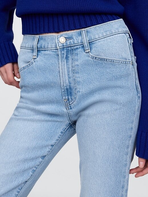 Jeans slim dritti a vita alta anni ’90 Jeans slim dritti a vita alta anni ’90