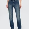 Jeans slim dritti a vita alta con cintura anni ’90 Jeans slim dritti a vita alta con cintura anni ’90