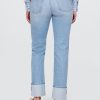Jeans slim dritti a vita alta con risvolto anni ’90 Jeans slim dritti a vita alta con risvolto anni ’90