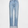 Jeans slim dritti a vita alta con risvolto anni ’90 Jeans slim dritti a vita alta con risvolto anni ’90