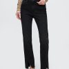 Jeans slim dritti a vita alta con spacchi in stile anni ’90 Jeans slim dritti a vita alta con spacchi in stile anni ’90