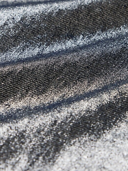 Jeans slim dritti a vita alta metallizzati anni ’90 Jeans slim dritti a vita alta metallizzati anni ’90