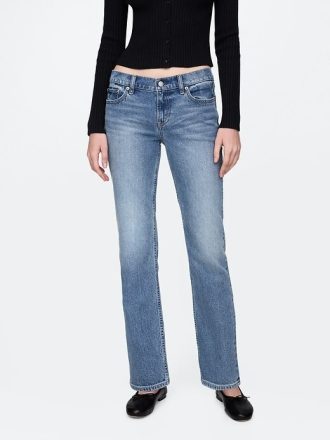 Jeans slim dritti a vita bassa anni ’90