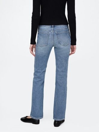 Jeans slim dritti a vita bassa anni ’90