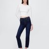 Jeans slim vintage a vita alta Jeans slim vintage a vita alta
