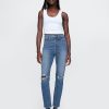 Jeans slim vintage a vita alta Jeans slim vintage a vita alta