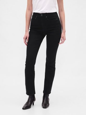 Jeans slim vintage a vita alta