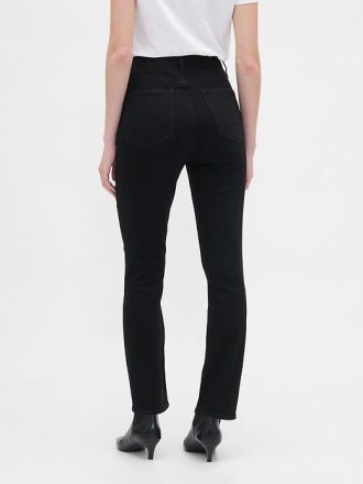 Jeans slim vintage a vita alta