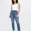 Jeans slim vintage a vita alta Jeans slim vintage a vita alta