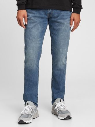 Jeans sportivi affusolati