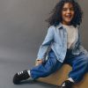 Jeans tuta paracadute per neonati e bambini