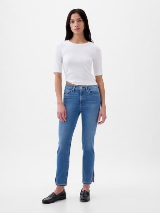 Jeans vintage slim a vita media