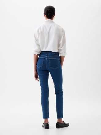 Jeans vintage slim a vita media