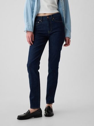 Jeans vintage slim a vita media