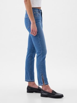 Jeans vintage slim a vita media