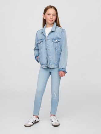 Jeggings a vita media da indossare per bambini