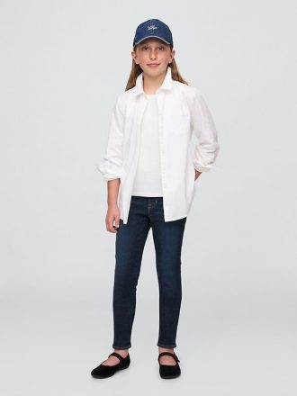 Jeggings a vita media da indossare per bambini