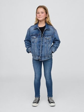 Jeggings a vita media da indossare per bambini