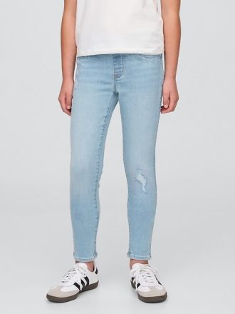 Jeggings a vita media da indossare per bambini