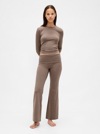 Leggings moderni con piega