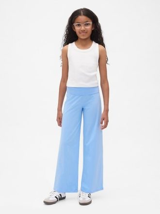 Leggings pieghevoli a gamba larga per bambini