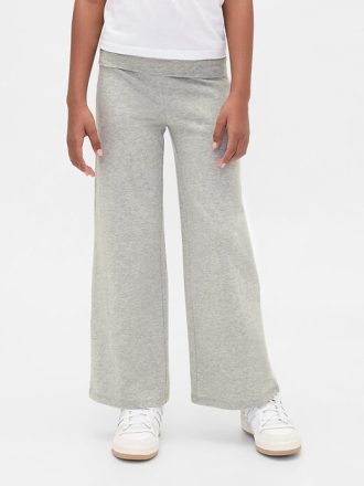 Leggings pieghevoli a gamba larga per bambini
