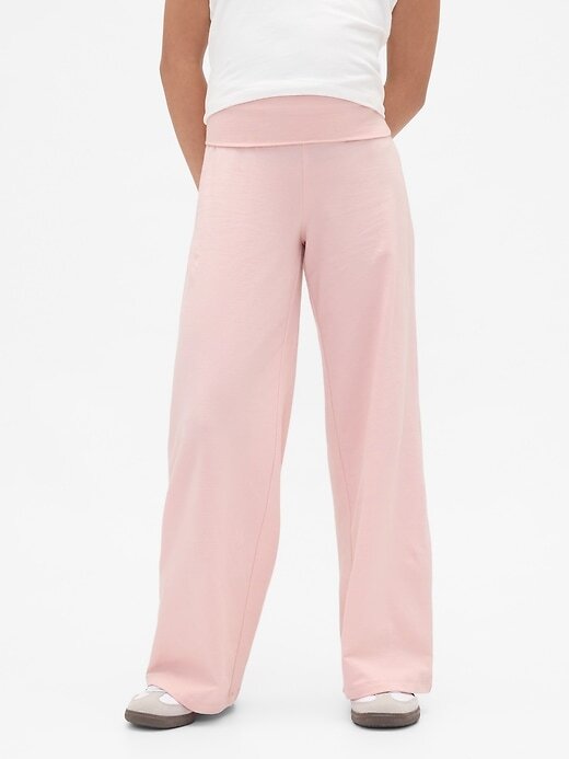 Leggings pieghevoli a gamba larga per bambini Leggings pieghevoli a gamba larga per bambini