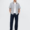 Lino-cotone cachi Lino-cotone cachi