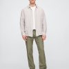 Lino-cotone cachi Lino-cotone cachi