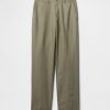 Lino-cotone cachi Lino-cotone cachi