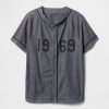 Maglia da baseball con logo Denim 1969 Maglia da baseball con logo Denim 1969