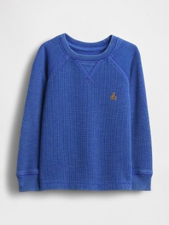 Maglia girocollo testurizzata per neonati e bambini piccoli